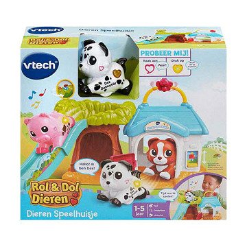 VTech Rol en Dol Dieren - Dieren Speelhuisje (incl. Dex Dalmatier)