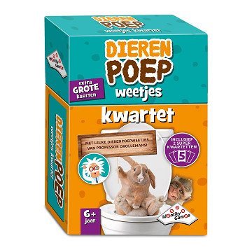 Dierenpoep Weetjes Kwartet