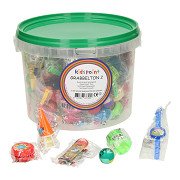 Grab bag mix in bucket, 144 pcs.