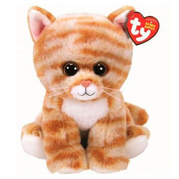 Ty Beanie Boo Cuddle Cat - Cleo