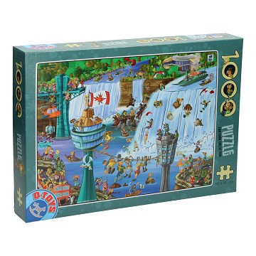 Cartoon Legpuzzel 1.000st - Niagara Watervallen