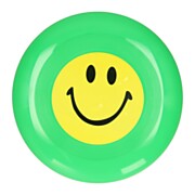 Frisbee mit Smiley-Gesicht grün