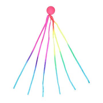 Ball mit Regenbogenband