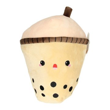 Bubble Tea Pluche Geel, 28cm