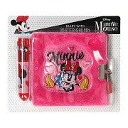 Tagebuch mit mehrfarbigem Stift Minnie Mouse