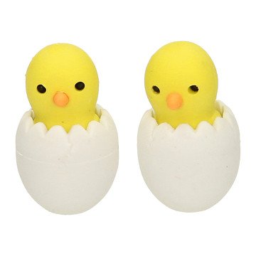 Gummiküken im Ei, 2 Stück