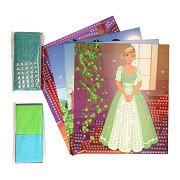 Mosaik-Glitzer-Bastelset Prinzessin