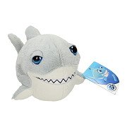 BIG Head Plush Shark Cuddly Toy, 18cm