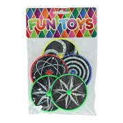 Holografische Kreisel, 5er-Set