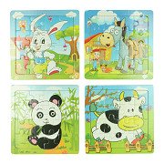 Wooden Puzzle Animal, 16 pcs.