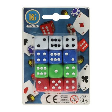 Classic Dice Color, 12pcs.