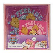 Jigsaw Puzzle Card PAW Patrol Pink Card and Envelope
