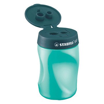 STABILO EASYsharpener - 3 in 1 Pencil Sharpener - Left - Petrol