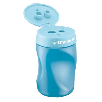 STABILO EASYsharpener - 3 in 1 Pencil Sharpener - Left - Blue