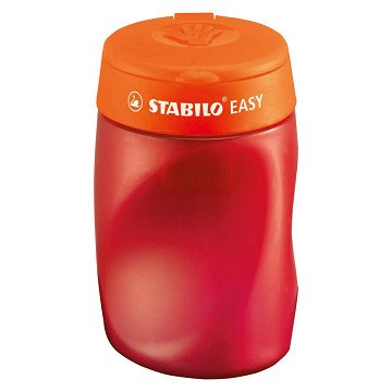 STABILO EASYsharpener - 3 in 1 Pencil Sharpener - Right - Red