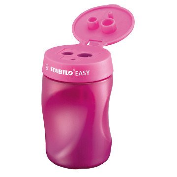 STABILO EASYsharpener - 3 in 1 Pencil Sharpener - Right - Pink