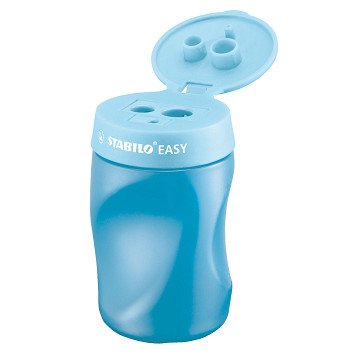 STABILO EASYsharpener - 3 in 1 Pencil Sharpener - Right Blue