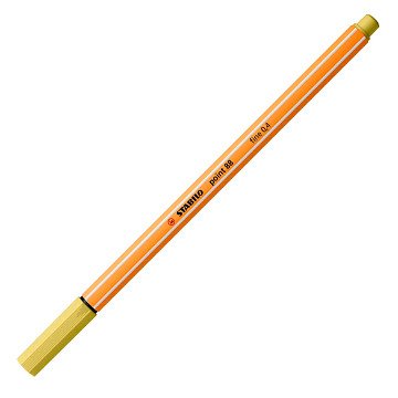 STABILO Fineliner Punkt 88 – Senfgelb