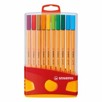 STABILO point 88 - Fineliner - ColorParade - Set 20 Pieces