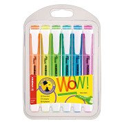 STABILO swing cool - Markeerstift - Set Met 6 Stuks