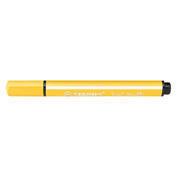 STABILO Trio Scribbi - Felt-Tip Pen with Spring-Mounted Tip - Yellow