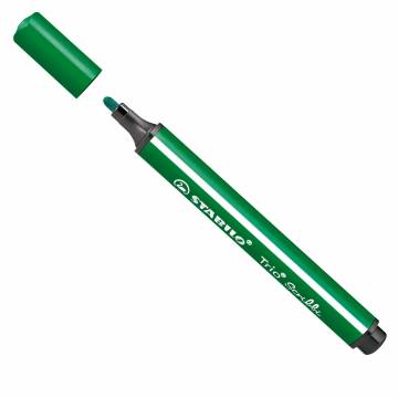 STABILO Trio Scribbi - Felt-tip pen with flexible tip - green