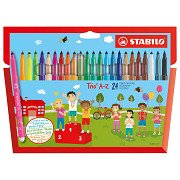 STABILO Trio AZ – Filzstift – Set mit 24 Stück