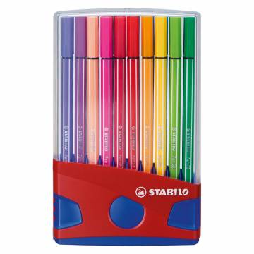 STABILO Pen 68 - Felt-tip pen - ColorParade - Set 20 Pieces - Red
