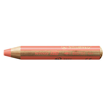 STABILO woody 3 in 1 - Multitalented pencil - Pastel red
