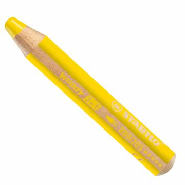 STABILO woody 3 in 1 - Multitalented Colored Pencil - Yellow