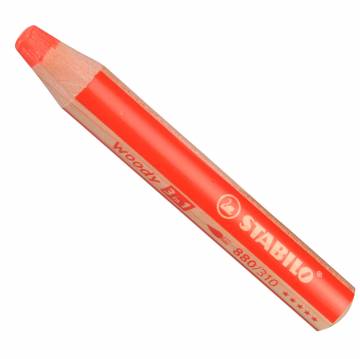 STABILO woody 3 in 1 - Multitalented Colored Pencil - Red
