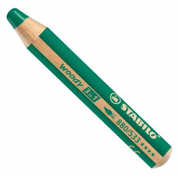 STABILO woody 3 in 1 - Multitalented pencil - Dark green