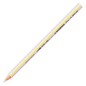 STABILO Trio dicker ergonomischer Farbstift – Weiß