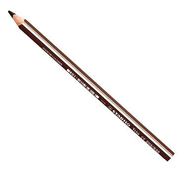 STABILO Trio Thick - Thick Triangular Colored Pencil - Dark Brown