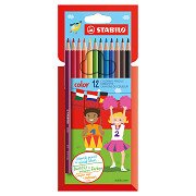 STABILO color - Buntstift - Set mit 12 Stück