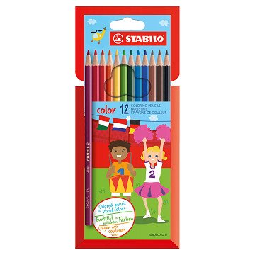 STABILO color - Colored Pencil - Set of 12 Pieces