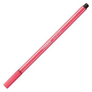 STABILO Pen 68 - Felt-tip pen - Fluorescent Red (68/040)