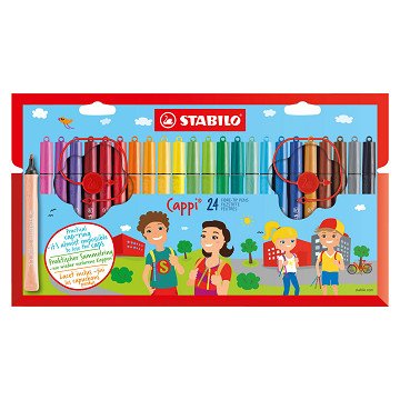 STABILO Cappi - Felt-tip pen - Set of 24 pieces