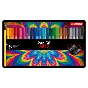 STABILO Pen 68 Brush ARTY Metal Box, 30 pcs.