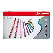 STABILO Pen 68 - Felt-tip pen - Metal Box With 40 Pieces