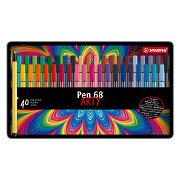 STABILO Pen 68 - Felt-tip pen - Metal box of 40 pieces