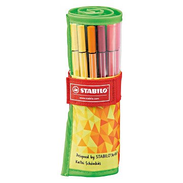Stabilo Pen 68 Rollerset, 25st.