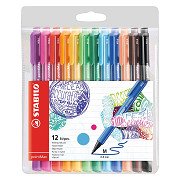 STABILO pointMax Fineliners in Etui - 12st.