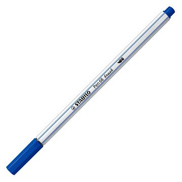 STABILO Pen 68 brush Viltstift - Ultramarijn