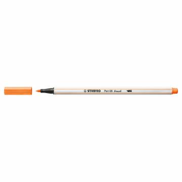 STABILO Pen 68 Brush 054 - Fluorescerend Oranje