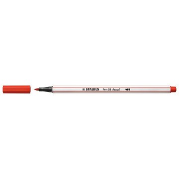 STABILO Pen 68 Brush - Viltstift - Karmijnrood (48)