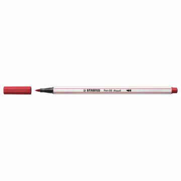 STABILO Pen 68 Brush - Felt-tip pen - Dark Red (50)
