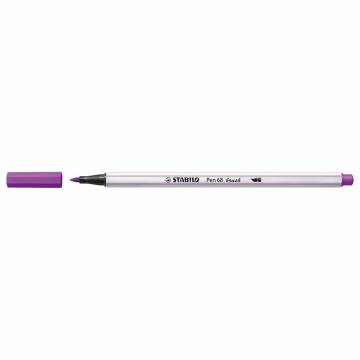STABILO Pen 68 Brush - Viltstift - Lila (58)