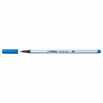 STABILO Pen 68 Brush - Felt-tip pen - Dark blue (41)