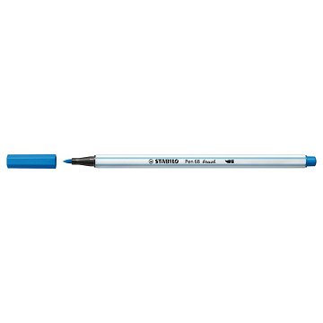 STABILO Pen 68 Brush - Viltstift - Donkerblauw (41)